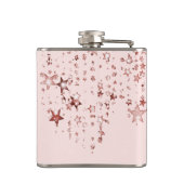 花嫁バラ金ゴールド赤面スターフォトグラマラス フラスク (裏面)