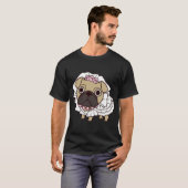 花嫁パグ Tシャツ (正面フル)