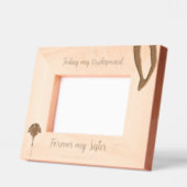 花嫁パーソナライズされたのメイド/姉妹ギフト レーザー彫刻フレーム (左)