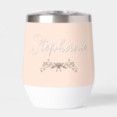 花嫁パーソナライズされたの女素朴の野エレガント花 (正面)