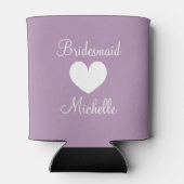 花嫁パーソナライズされたの結婚缶クーラー 缶クーラー (裏面)