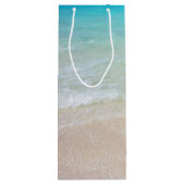 花嫁パーソナライズされたの花嫁さん ワインギフトバッグ (裏面)