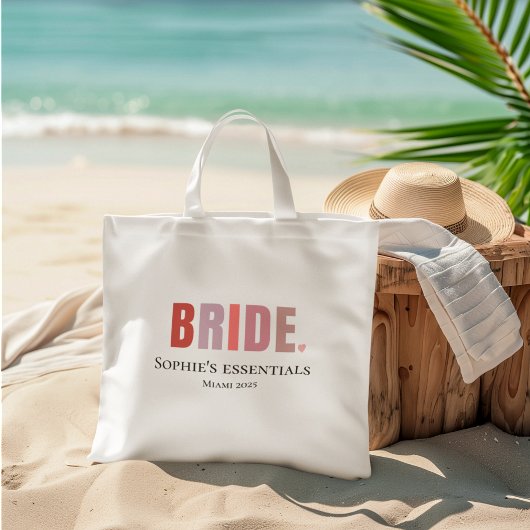 花嫁パーソナライズされたバチェロレッテ トートバッグ