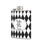 花嫁パーソナライズされたフラスコの兄弟 フラスク (左)