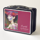 花嫁パーソナライズされたプロポーザルBox Witchy メタルランチボックス (正面)