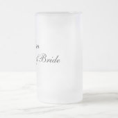 花嫁パーソナライズされたマグカップの父 フロストグラスビールジョッキ (中央)