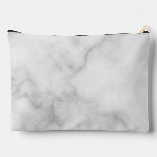 花嫁パーソナライズされたメイドのモノグラムと名前 アクセサリーポーチ (裏面)