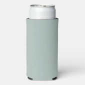 花嫁パーソナライズされたメイドのモノグラムと名前 スリム缶クーラー (Seltzer裏面)