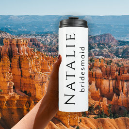 花嫁パーソナライズされたメイドの贈り物バチェロレッテ タンブラー