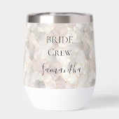 花嫁パーソナライズされた乗組花嫁ギフトラベンダー (背面)