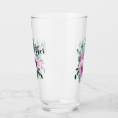 花嫁パーソナライズされた予算のおばあちゃん タンブラーグラス (左)