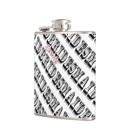 花嫁パーソナライズされた付きフラスコ フラスク (左)