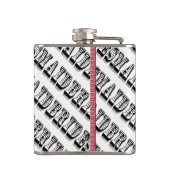 花嫁パーソナライズされた付きフラスコ フラスク (裏面)