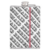 花嫁パーソナライズされた付きフラスコ フラスク (裏面)