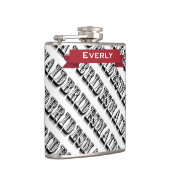 花嫁パーソナライズされた付きフラスコ フラスク (右)