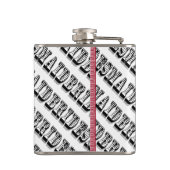 花嫁パーソナライズされた付きフラスコ フラスク (裏面)