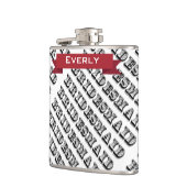 花嫁パーソナライズされた付きフラスコ フラスク (左)