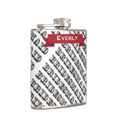 花嫁パーソナライズされた付きフラスコ フラスク (右)