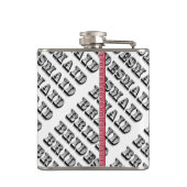 花嫁パーソナライズされた付きフラスコ フラスク (裏面)