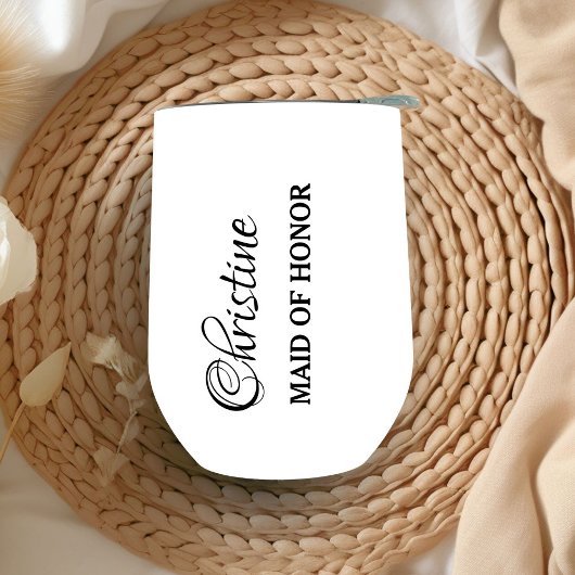 花嫁パーソナライズされた付きワインのタンブラーバチェロレッテ