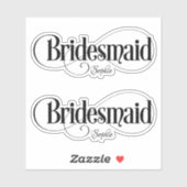 花嫁パーソナライズされた婦 シール (シート)