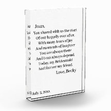 花嫁パーソナライズされた婦