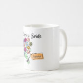 花嫁パーソナライズされた母 コーヒーマグカップ (正面右)