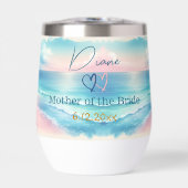 花嫁パーソナライズされた海岸沿いのかわいい母 (正面)