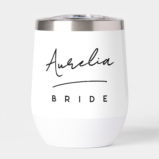 花嫁パーソナライズされた署名 (正面)