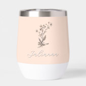 花嫁パーソナライズされた野素朴花 (背面)