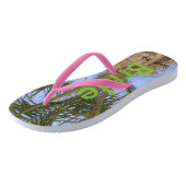 花嫁パームツリーズブルースカイ ビーチサンダル (アングル)