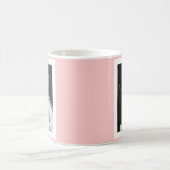 花嫁ビクトリアン白黒、花ソフトポート コーヒーマグカップ (中央)