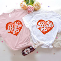 花嫁ビッチ部 Tシャツ 結婚前  レトロT