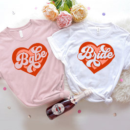 花嫁ビッチ部 Tシャツ 結婚前  レトロT