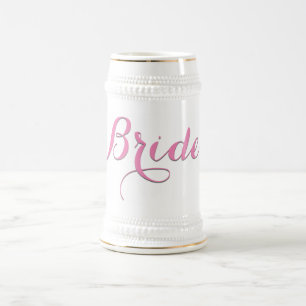 花嫁ビールストーン、 花嫁へのバチェロレッテパーティーのギフト ビールジョッキ