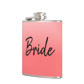 花嫁ピンクとブラック フラスク (左)