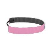 花嫁ピンクと青のスクリプト文字テンプレート アスレチックヘッドバンド (左)