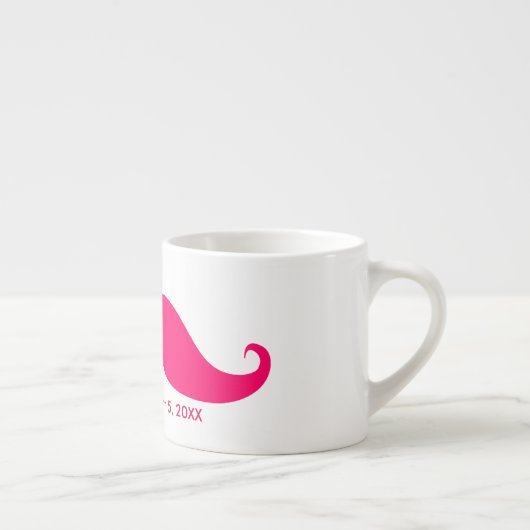 花嫁ピンクの口ひげエスプレッソマグ エスプレッソカップ (右)