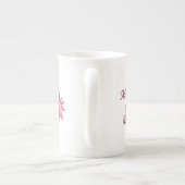 花嫁ピンクの母 ボーンチャイナマグカップ (裏面)