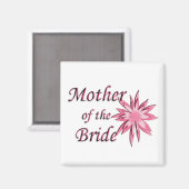 花嫁ピンクの母 マグネット (正面/裏面)