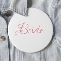 花嫁ピンクスクリプ結婚トのエレガントシンプルシック
