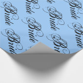 花嫁ファンシーオンスカイ ラッピングペーパー (角)