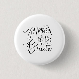 花嫁ファンシー手文字ボタンの母 缶バッジ