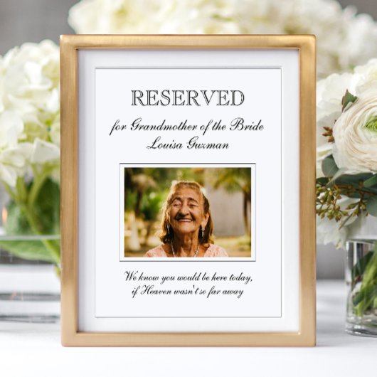 花嫁フォトメモリアルの結婚祖母 ポスター