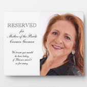 花嫁フォトメモリアルチェア結婚ーの母 フォトプラーク (正面)