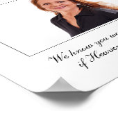 花嫁フォトメモリアルチェア結婚ーの母 ポスター (角)