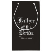 『花嫁フォーマルの父』 スモールペーパーバッグ (裏面)