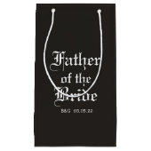 『花嫁フォーマルの父』 スモールペーパーバッグ (正面)