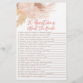 花嫁ブライダルシャワーの20件 便箋 (正面)