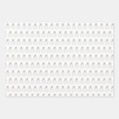 花嫁ブライダルシャワーダイヤモンドリングや輪結婚ズドレス ラッピングペーパーシート (正面2)